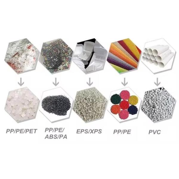 Línea de producción de pelletización de plástico ODM Máquina de reciclaje de desechos de PP personalizada
