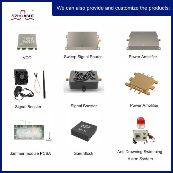 2W 33dBm Working Voltage Signal Jammer PCB Customizable For 3400-3600MHz