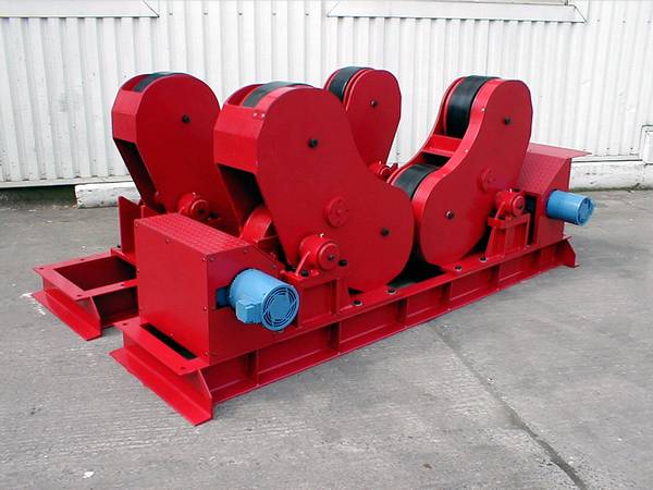 60T Conventional Welding Rotator Traveling Base , And Control System