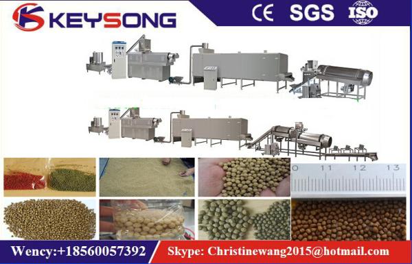 Dry / Wet Fish Feed Pet Food Making Machine High Efficiency Steady Performance