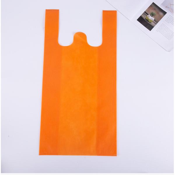 Обращанная прокатанная сумка футболки полипропилена не сплетенная сжимает устойчивое