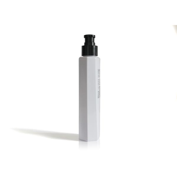 Solid White Plastic Cosmetic Bottles For Baby Care Products Storage