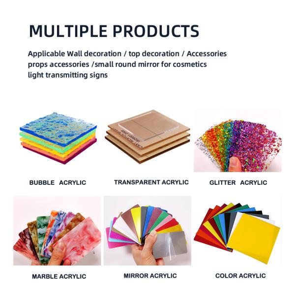 Настройка акрилового зеркала Стенные панели Несломаемый зеркальный лист 2-120 мм