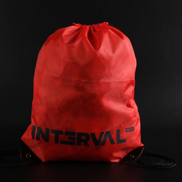 Polyester Drawstring backpacks for wholesale logo printed business gift marketing products waterproof sports bags