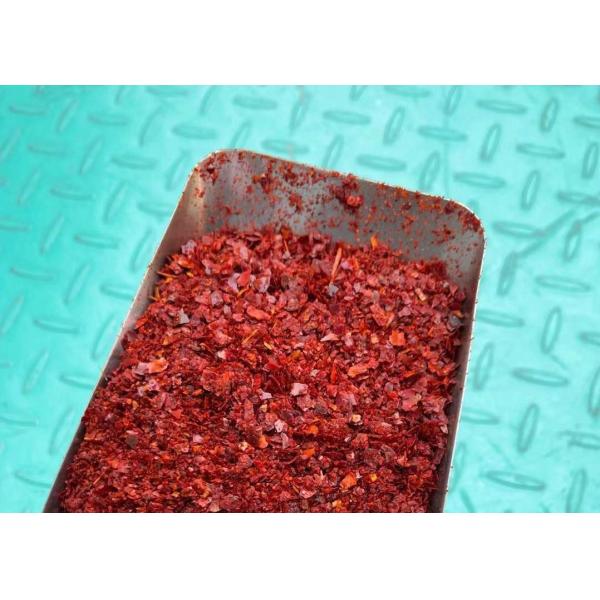 Солнце высушило задавленные перцы чилей хлопья горячих чилей смазали красные простерилизованные PIZA & Komichi