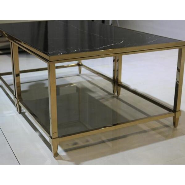 stone top Brass  stainless steel metal side table/End table/coffee table/C table, hotel furniture,casegoodsTA-0088