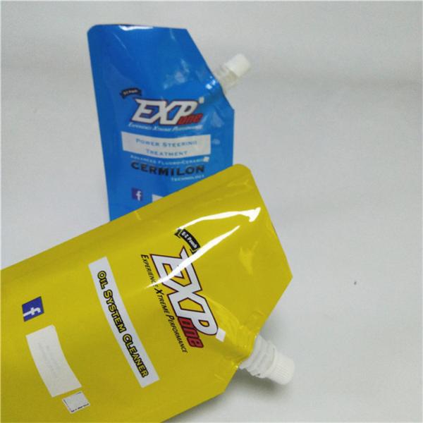 Recyclable Beverage Drinking  Spout Packaging Bags Plastic Liquid Pouch