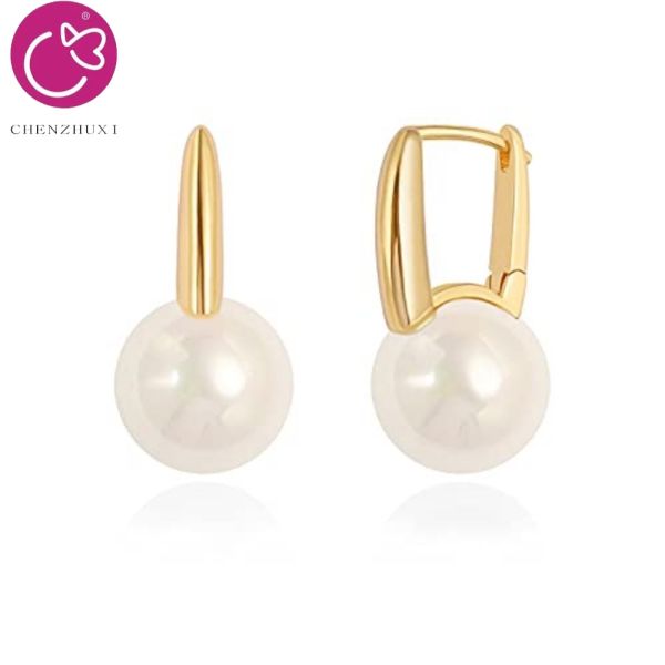 Natural Edge-encrusted Pearl Baroque-shaped Buttons Irregular Teardrop-shaped Single Pendant Rings Handcrafted