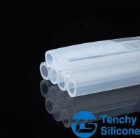 Redondo de alta temperatura inodoro do produto comestível da tubulação do silicone dado forma para dispositivos médicos