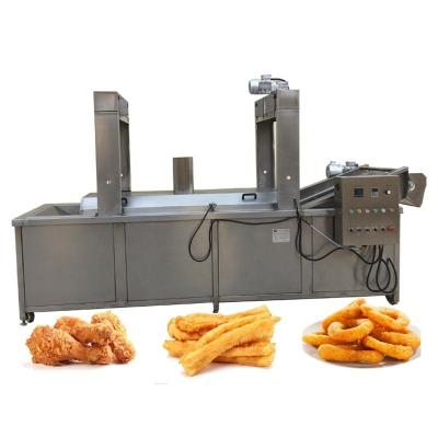 Máquina de fritura profunda contínua de elevação automática para capacidade de fritura personalizável