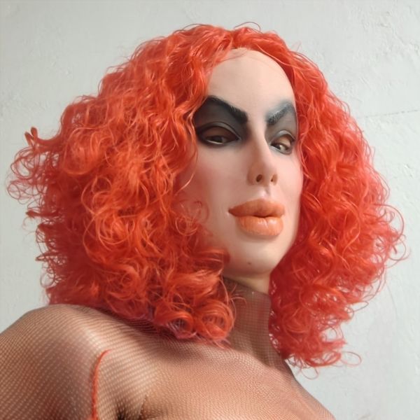 Latex Fantasy Mask for Theatrical Use - One Size Fits Most and Lightweight at 280g