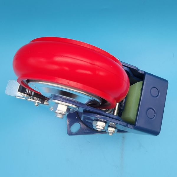 Wear-resistant Heavy Duty Industrial PU Casters Dual Spring Load-Bearing Wheels Iron Core Singel Castors 5 Harbor Freight Tools Casters