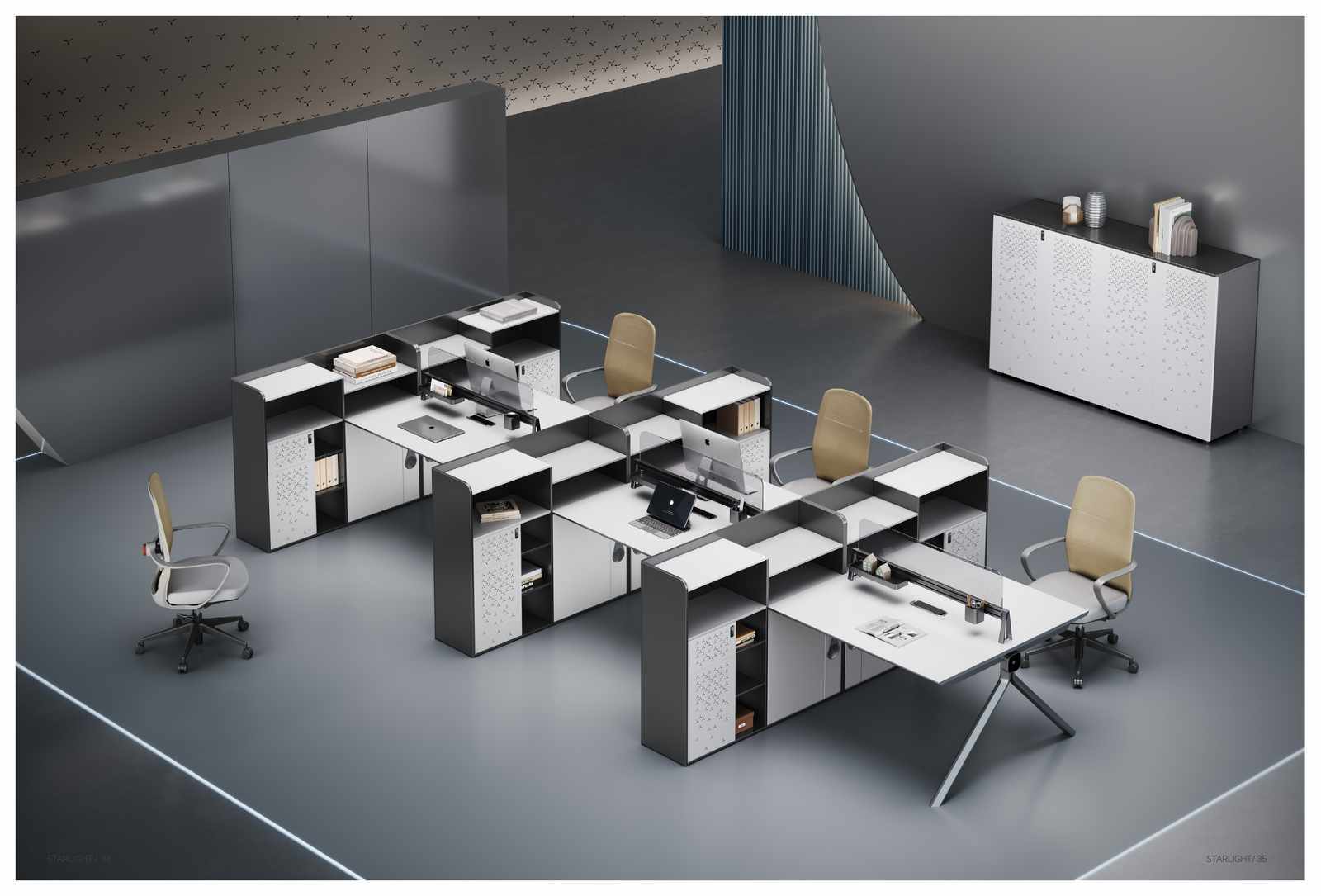 STARLIGHT Screen Cabinet XHU-KBZY14-D-File Cabinets