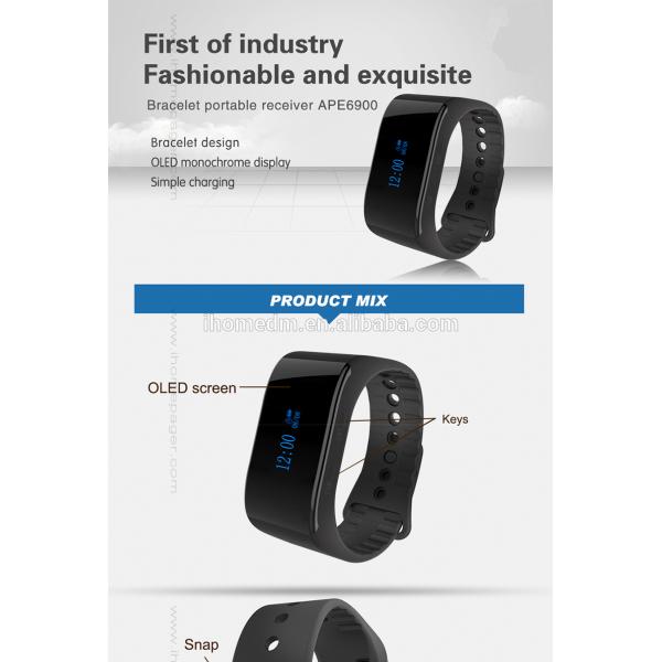 Personalizado con estilo de moda y diseño delgado reloj de llamada a prueba de agua