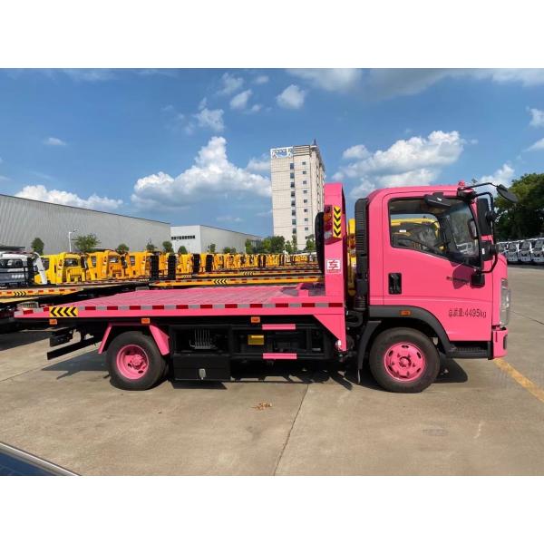 SINOTRUK HOWO 4x2 3-5 tons Flatbed Light Duty Wrecker Tow Truck Road Rescue Recovery Vehicle For Sale