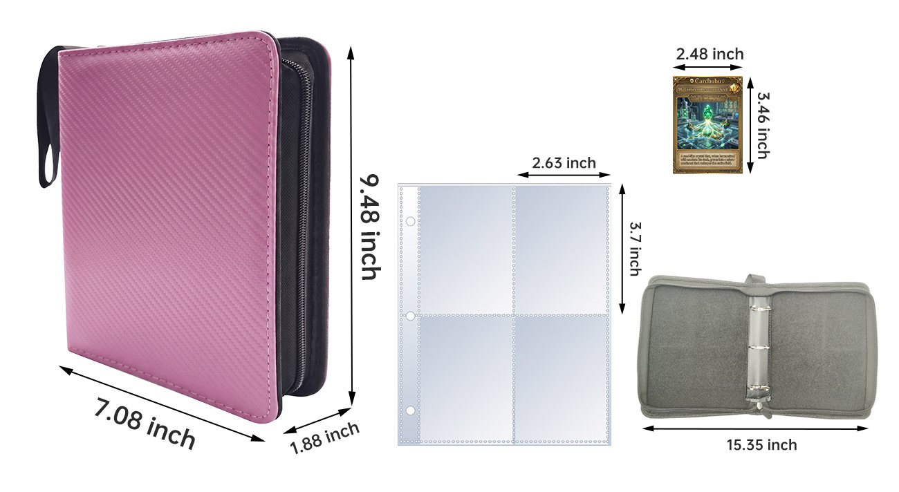 OEM TCG Card Binder factory Trading Card Binder for Pokémon Binder manufacturer