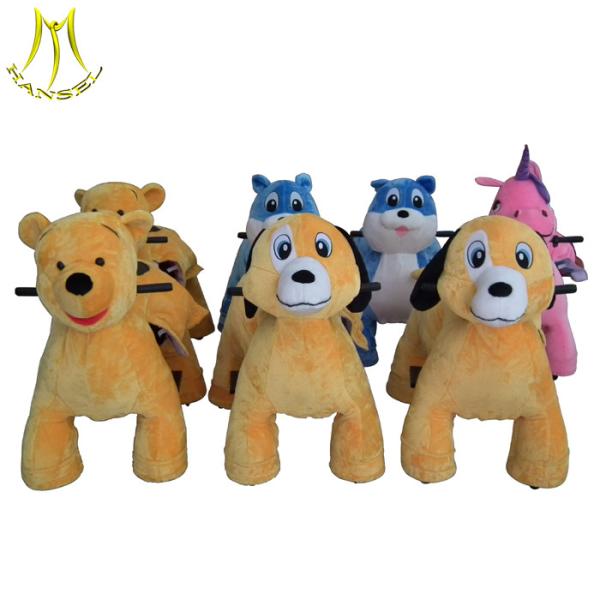 Hansel  ast profits plush animal unicorn battery ride on unicorn electronic ride on