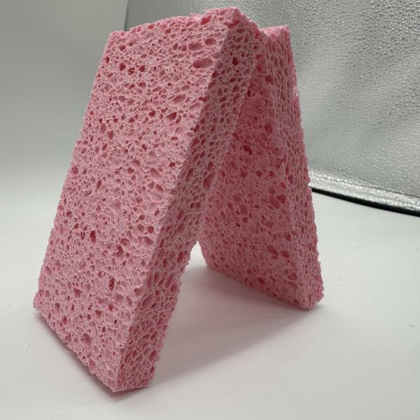 Natural Wood Pulp Dish Sponge - Non-Stick Oil Scrubber