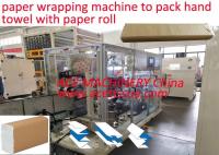 Machine d'emballage à manches de serviettes à main Z pleine automatique avec rouleau de papier