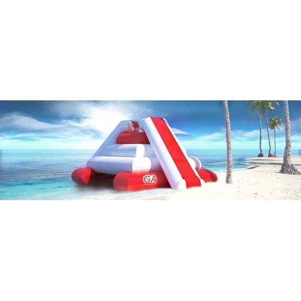 CE inflatable water park games inflatable water climbing rock