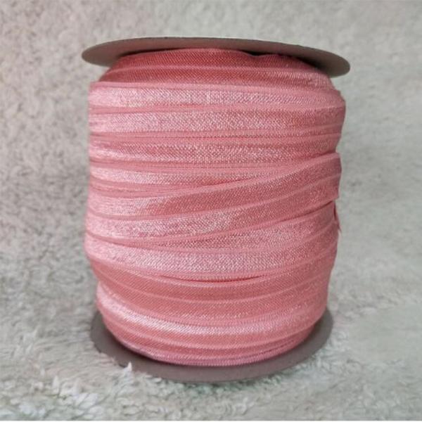 Garment 15mm Width Custom Printed Solid Color FOE Headband Elastic Ribbon for Hair Tie