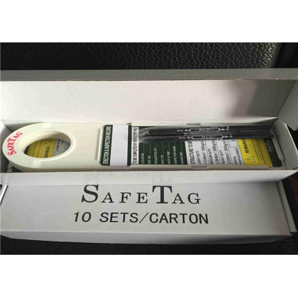 Custom Plastic Scaffold Tag Holder Safety Management System Kit