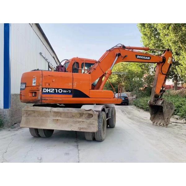 Excavadora de ruedas Doosan DH210W con rendimiento superior fácil de operar