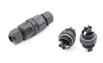 O CE IP67 2pin 3pin conduziu o conector de cabo elétrico impermeável leve EM20 500V 20A