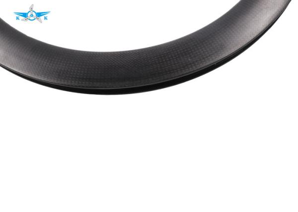 Tubeless Carbon Fiber Wheelchair , Compatible Carbon Bike Wheels Turning Type