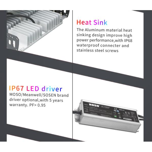Super Bright LED High Bay Light 160lm/w 200W Dustrproof For Workshop Industrial Area