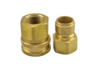Agua acoplamiento recto de cobre amarillo del sistema tubo 1-1/2”