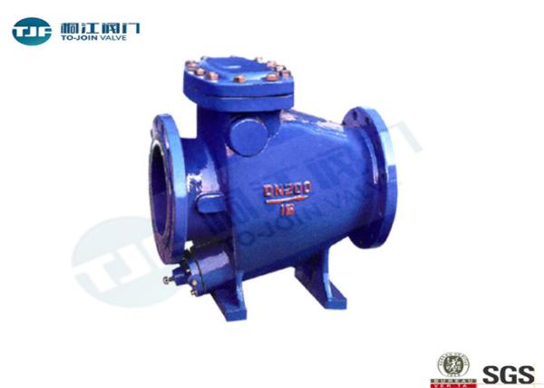 Slow Closure Type Cast Iron Non Return Valve Wear Resistant PN10 Bar