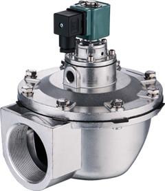 Aluminum D Type Pneumatic Pulse Valve Right Angle DN20 ~ DN62 For Machinery