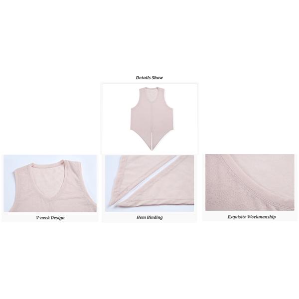 Jacquard Bandage Ladies Yoga Tops Sweat Wicking Fitness Sleeveless Short Tank Top