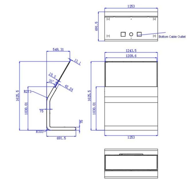 55 Inch 2K Resolution Ultra-Clear Transparent OLED Screen for Stunning Digital Real Estate Inquiry Kiosk