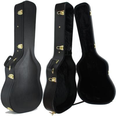 Preto do caso de Dreadnought da madeira compensada