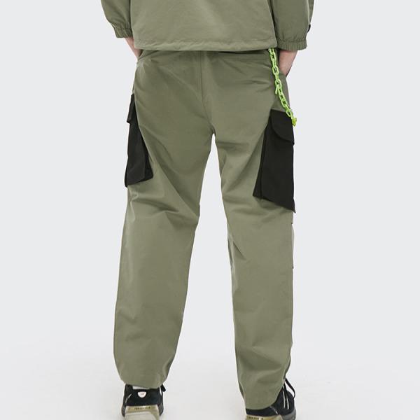 Waterproof Woven Wind Running Sports Track Jackets Multi Pocket Male Knit Cargo Jacket