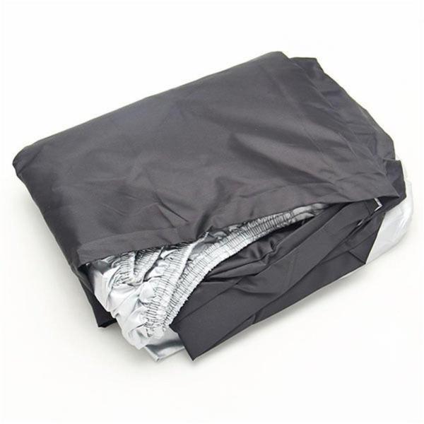 Weatherproof Polyester Outdoor Motorcycle Cover With Full Bottom Elastic Hem