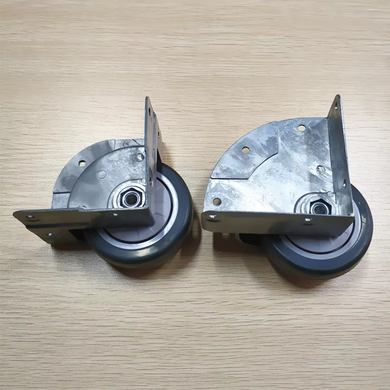 3 Inch Zinc Alloy TPR Wheel Ball Bearing Industrial Caster for Flight and Road Cases