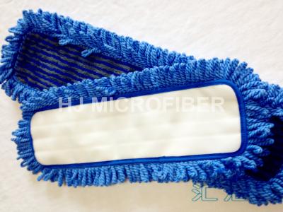 Luz comercial da almofada do espanador seco do espanador do assoalho de Microfiber/poeira de Microfiber - azul