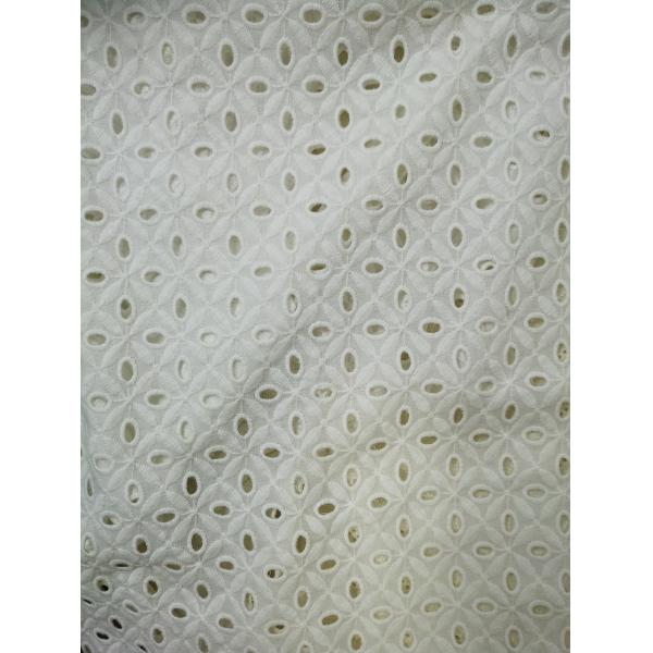 хлопок 15yds вышил ткани шнурка уменьшает Transluscent для Multiapplication