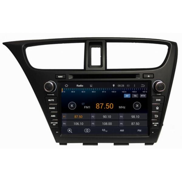 Ouchuangbo Pure Android 4.4 GPS Navigation Stereo System for Honda Civic 2014 DVD 3G Wifi