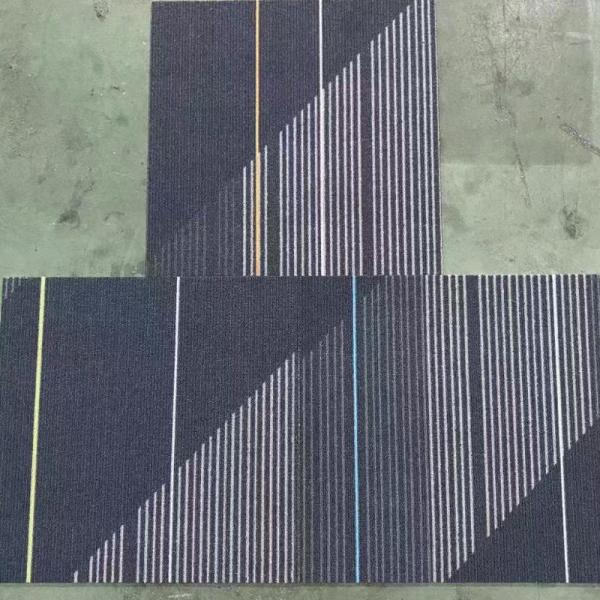 5-Star Hotel Square Nylon Printed Carpet Tiles Made by Nylon with PE Modular Backing