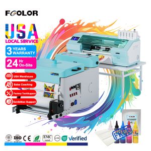 FCOLOR 30cm XP600 DTF Printer Roll-to-Roll Automatic T-Shirt Printing Machine