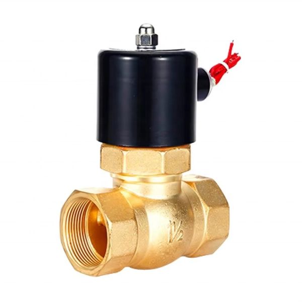 Etrany 2Way 1  1/2in Steam  DC24V Brass Material Stop Solenoid Valve Normal Temperature Control Manual 1 Year Warranty ODM/OEM