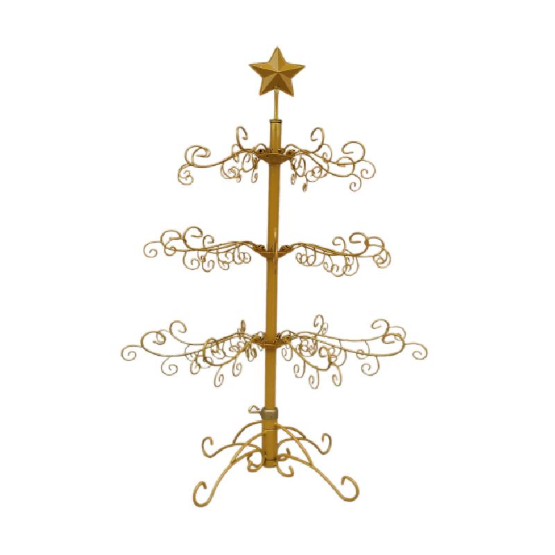 Indoor 3 Foot Iron Christmas Tree Powder Coating for Holiday Settings