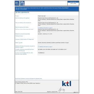 Shenzhen Green Source Light Equipment Co., Ltd. Сертификации