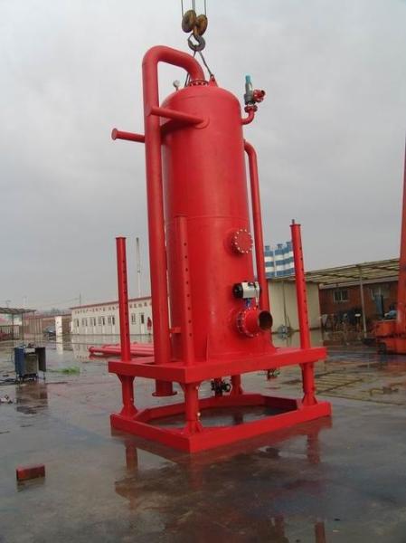 Skid Mounted Oilfield Gas Buster 240m³/H Mud Gas Separator H2S Handling