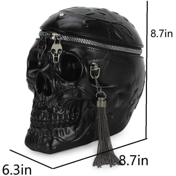 SKULL PURSES HANDBAGS FOR WOMEN SHOULDER BAG,SKULL CROSSBODY PURSE GOTHIC BAG PURSES HOLIDAY PARTY GIFT
