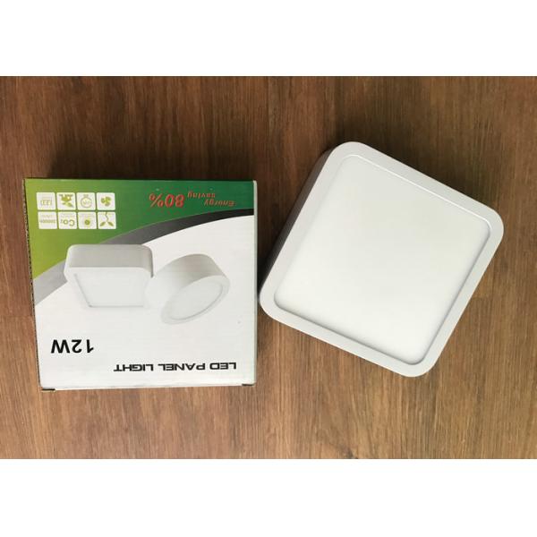 Surface Mounted Led Slim Panel Light Square Shape 100lm / W Pmma 6w 12w 18w 24w